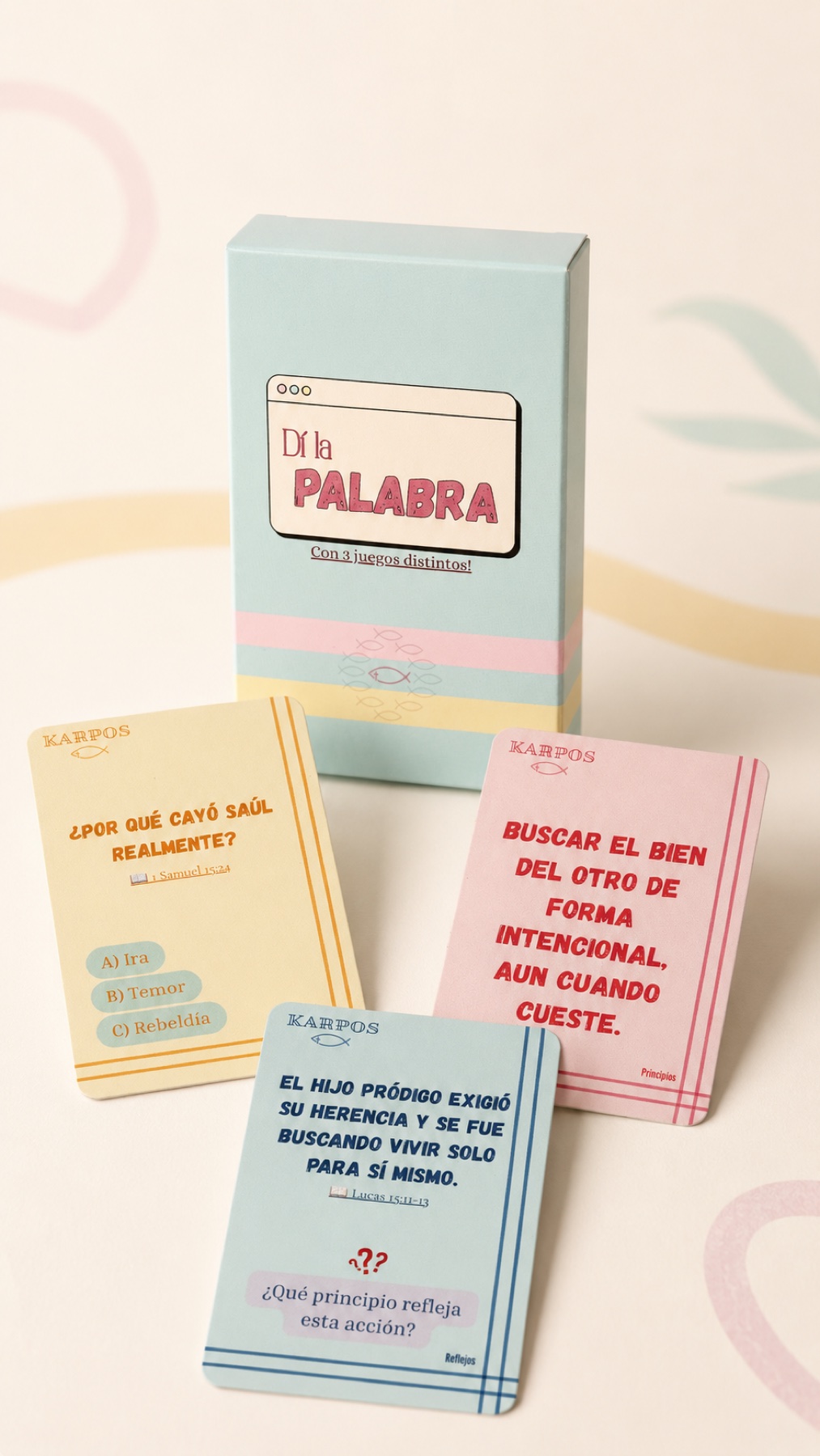 Dí la Palabra, juego KARPOS